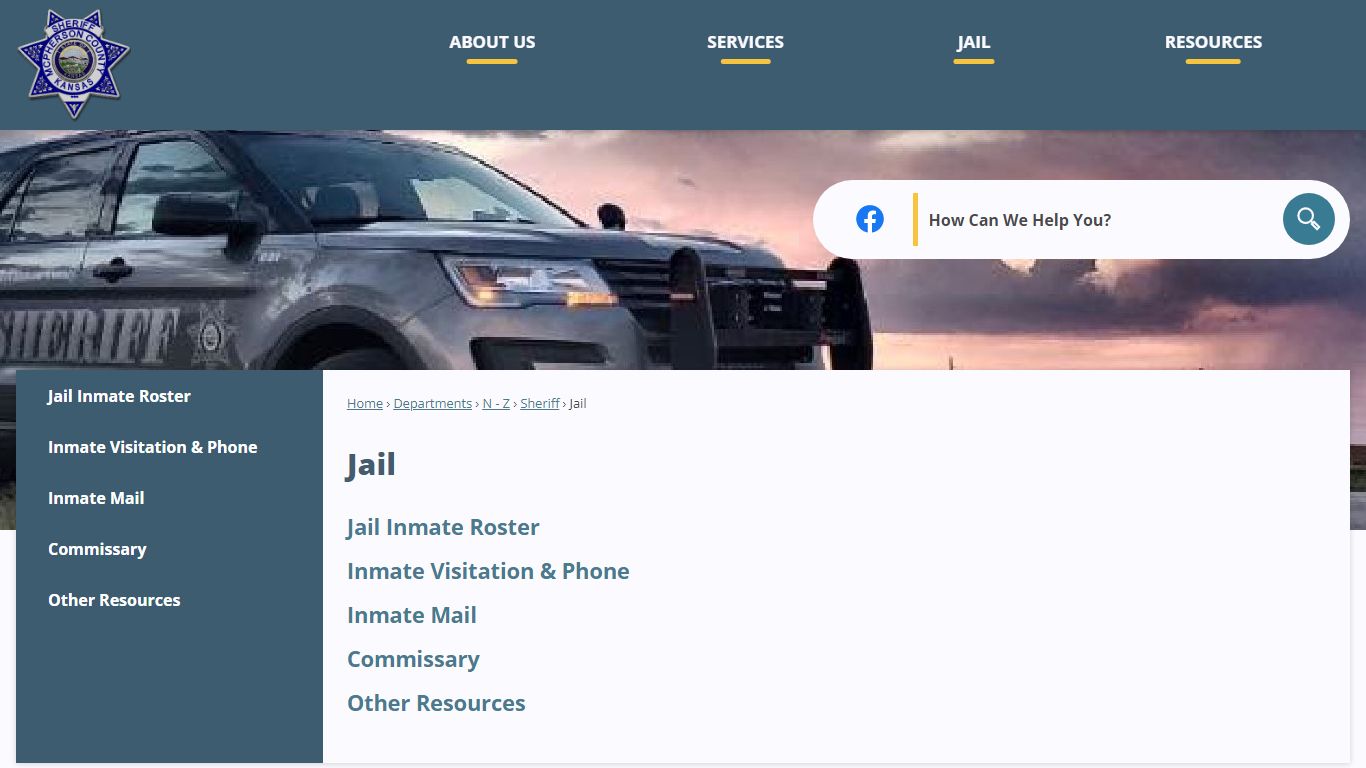Jail | McPherson County Official Website